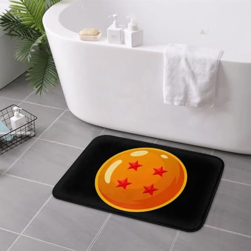 MSHEEFG DBZ - Four Star Dragonball rutschfeste Fußmatte Bodenmatte Saugfähige Matte Teppich für Küche Eingang Haus Schlafzimmer Fußmatten 40 * 60 cm von MSHEEFG