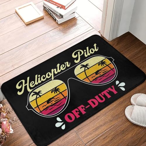 MSHEEFG Helikopter Pilot Off-Duty Fußmatte, rutschfest, Super Saugfähig, Badematten, Heim-Eingangsteppiche, Küche, Wohnzimmer, Teppich, Fußpolster 40 * 60 cm MSHEEFG Helikopter Pilot Off-Duty Fußmatte, rutschfest, Super Saugfähig, Badematten, Heim-Eingangsteppiche, Küche, Wohnzimmer, Teppich, Fußpolster 40 * 60 cm von MSHEEFG