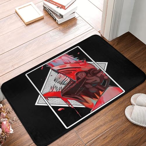MSHEEFG Kettensäge Mann Zimmer Anti-Rutsch-Teppich Willkommen Fußmatte Türmatte Waschbar 40x60 cm MSHEEFG Kettensäge Mann Zimmer Anti-Rutsch-Teppich Willkommen Fußmatte Türmatte Waschbar 40x60 cm von MSHEEFG