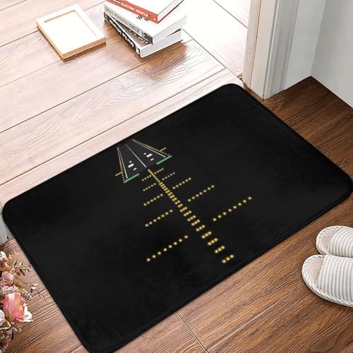 MSHEEFG Landebahn Nacht Ansicht Luftfahrt Flughafen Lichter Fuß Matte Anti-Rutsch-Badezimmer Fußmatten Home Eingang Teppiche Wohnzimmer Teppich Fuß Polster 40 * 60 cm MSHEEFG Landebahn Nacht Ansicht Luftfahrt Flughafen Lichter Fuß Matte Anti-Rutsch-Badezimmer Fußmatten Home Eingang Teppiche Wohnzimmer Teppich Fuß Polster 40 * 60 cm von MSHEEFG