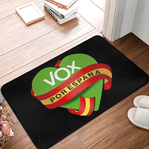 MSHEEFG Mode Espana Vox Logo Spanien Anti-rutsch-Fußmatte Boden Matte Saugfähigen Matte Teppich Küche Eingang Hause Badezimmer Fußballen Matten 40 * 60 cm MSHEEFG Mode Espana Vox Logo Spanien Anti-rutsch-Fußmatte Boden Matte Saugfähigen Matte Teppich Küche Eingang Hause Badezimmer Fußballen Matten 40 * 60 cm von MSHEEFG