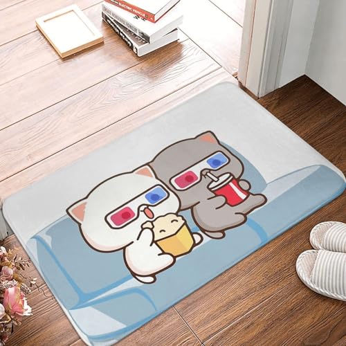 MSHEEFG Rainbow Brite Badematte Pferd Fußmatte Flanell Teppich Outdoor Home Decoration Maschinenwaschbar 40 * 60CM von MSHEEFG