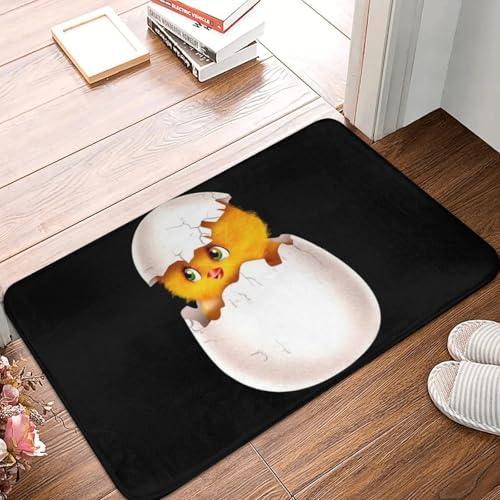 MSHEEFG Rüttendes Ei, rutschfeste Fußmatte, Bodenmatte, Sandkratzteppich, Teppich für Küche, Eingang, Zuhause, Balkon, Fußpolstermatten 40 * 60 cm von MSHEEFG