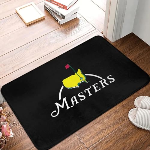 MSHEEFG Türmatte rutschfeste Fußmatte Küchenmatte The Masters Golf Bodenteppich Eingangstür Teppich Home Decor Waschbar 40 * 60 cm von MSHEEFG