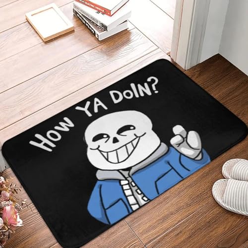 MSHEEFG TürmatteUndertale Frisk Flowey Toriel Sans Papyrus Badematte Bequeme Fußmatte Küche Teppich Outdoor Teppich Home Decor Waschbar 40 * 60 cm von MSHEEFG