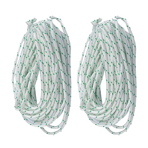 2pcs Ziehen Sie das Startseil 4m Rückstoßstarter Startkabel/Seil for Husqvarna -Kettensägen Rasenmäher Motor ATCO Mower Teil Gartenteile von MSHOZMD