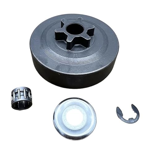 3/8 Pitch 6T Kupplung Trommel Kettenrad Unterlegscheibe E-Clip Kit Passend für MS 017 018 021 023 025 MS170 MS180 MS210 MS230 MS250 Kettensäge Gartenteile von MSHOZMD