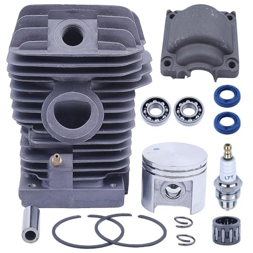 40 -mm -Zylinderkolbenkit for Stihl MS210 021 ms 210 Kettensäge 1123 020 1216 W -Kurbellageröldichtungen Motorpfanne Nadellager Gartenteile von MSHOZMD