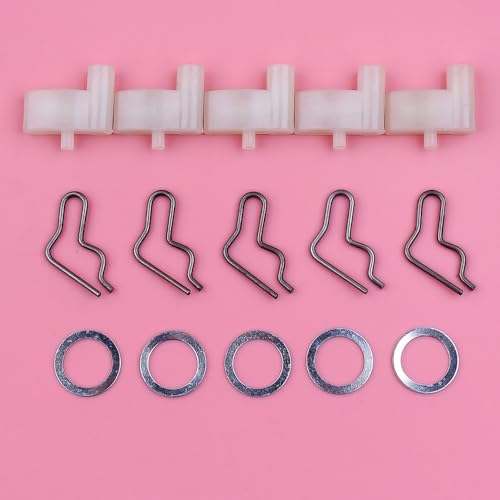 5 Set Rückstoß Starter Pawl Dog Spring Waschmaschine for Stihl FS55 BG55 BG85 BG65 FS45 TS400 Trimmer Ersatzteile Gartenteile von MSHOZMD