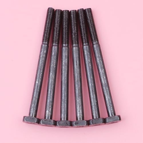 6pcs/Los -Auspuff -Schalldämpferschrauben for Stihl MS180 018 MS170 017 MS 180 170 Kettensägen -Gartenwerkzeug Teil Gartenteile von MSHOZMD