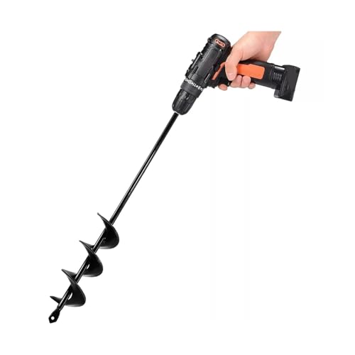 Für Erdbohrer für Pflanzen 1,6x16,5 Zoll verlängerte Gartenspiralbohrer Gartenteile Für Erdbohrer für Pflanzen 1,6x16,5 Zoll verlängerte Gartenspiralbohrer Gartenteile von MSHOZMD