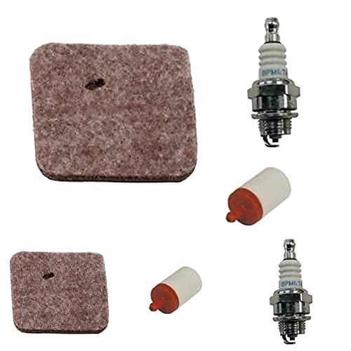 Luftfilter -Zündkerzen -Kraftstofffilterersatz for FS45 FS46 FS55 FS55R HS45 FS38 FS45C Reperaturset Gartenteile von MSHOZMD