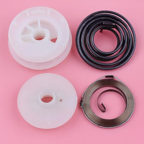 Rückstoß Rückspulenstarter -Fahrerscheibe Spring Kit for Husqvarna 12 8LD 128C 128CD 128R Gaslinie Rasen Trimmer Edger -Pinselschneider Teil Gartenteile von MSHOZMD