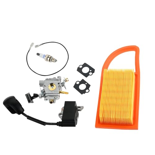 Vergaser Zündspule Zündkerze Luft Kraftstoff Filter Dichtung Kit Für BR600 BR500 BR550 Laubbläser Ersetzen Für Zama C1Q-S183 Gartenteile von MSHOZMD