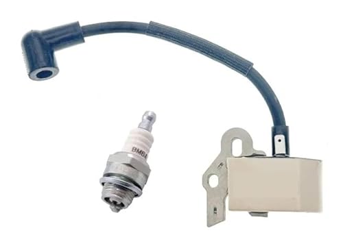 Zündspule mit Zündkerze für Kettensäge McCulloch Mac 4600 Serie MS1846AV, ersetzt OEM 301759 ZF-IG-A00963hhs Gartenteile von MSHOZMD