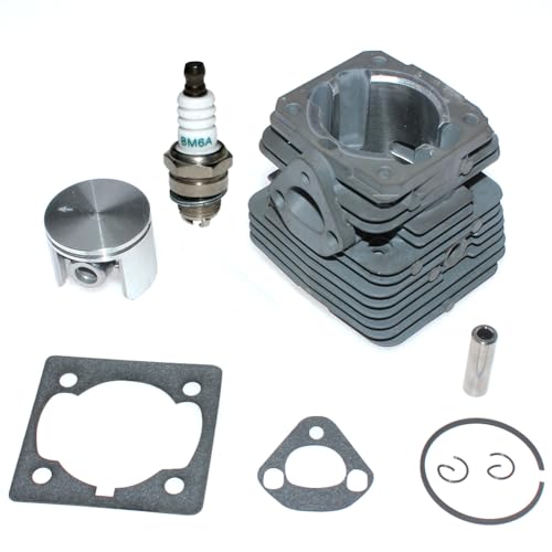 Zylinderkolbensatz 45 mm, passend für Alpina P500 P510 P522 P522S Star55 Star55DP Star55FP Star55P SP510 VIP52 VIP55 VIP55D 8540970 Gartenteile von MSHOZMD