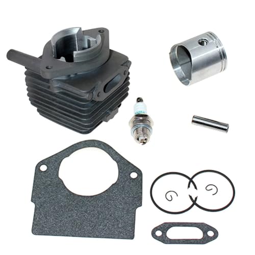 Zylinderkolbensatz passend für Ryobi 725r 41CD725B034 41CD725C034 41DD725A034 41ED725A034 725rE 41AD2REC034 41AD7CRC034 41BD2REC034 Gartenteile von MSHOZMD