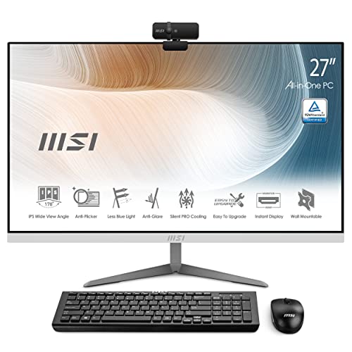 AIO 27" I5 8GB 512GB W10H WH I5-1135G7 IPS MODERN von MSI