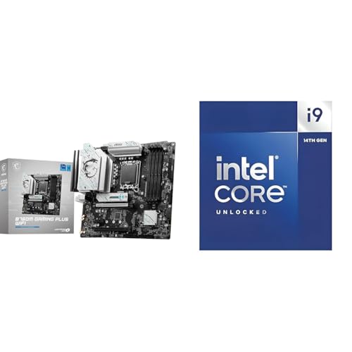 MSI B760M Gaming Plus WiFi Motherboard + Intel® Core™ i9-14900K Desktop Processor 24 cores von MSI