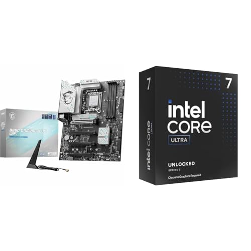 MSI B860 Gaming Plus WiFi Mainboard + Intel® Core™ Ultra 7 265KF Prozessoren 20 cores von MSI