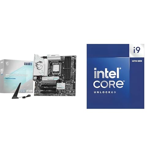 MSI B860M Gaming Plus WiFi Mainboard + Intel® Core™ i9-14900K Desktop Processor 24 cores von MSI