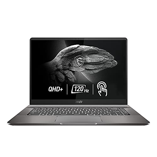 MSI Creator Z16 Professional Laptop: 16 Zoll QHD+ 16:10 120Hz Touch Display, Intel Core i7 11800H, NVIDIA GeForce RTX 3060, 32GB RAM, 1TB NVME SSD, Thunderbolt 4, Win10 PRO, Lunar Gray (A11UET-013) von MSI