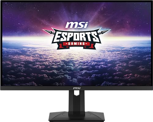 MSI G274PFDE 27 Zoll (69 cm) Gaming Monitor, FHD (1920x1080), Rapid IPS, 180Hz, 1ms, Flat, G-Sync Compatible, HDR Ready, HDMI, DisplayPort, schwarz von MSI