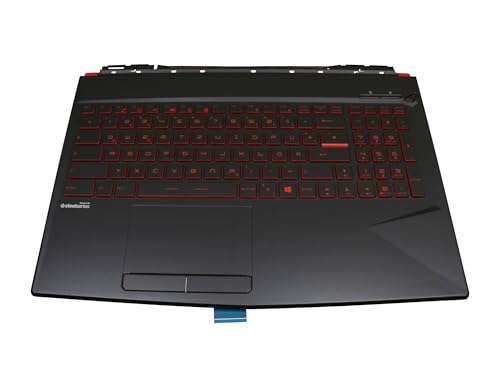 MSI GL63 8RE/8RDS/9RDS (MS-16P5) original Tastatur inkl. Topcase DE (deutsch) schwarz/schwarz mit Backlight von MSI
