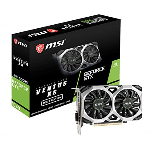 MSI GTX 1650 Ventus XS OCV1 4GB GDDR5 Grafikkarte, 912-V809-3461 von MSI