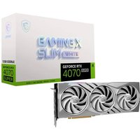 MSI Grafikkarte Nvidia GeForce RTX 4070 Super GAMING X SLIM WHITE 12GB GDDR6X-RAM PCIe x16 HDMI®, D von MSI