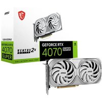 MSI Grafikkarte Nvidia GeForce RTX 4070 Super VENTUS 2X WHITE OC 12GB GDDR6X-RAM PCIe x16 HDMI®, Di von MSI