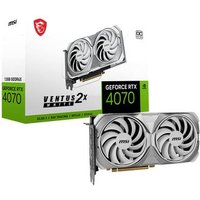 MSI Grafikkarte Nvidia GeForce RTX 4070 VENTUS 2X WHITE OC 12GB GDDR6X-RAM HDMI®, DisplayPort NVIDI von MSI