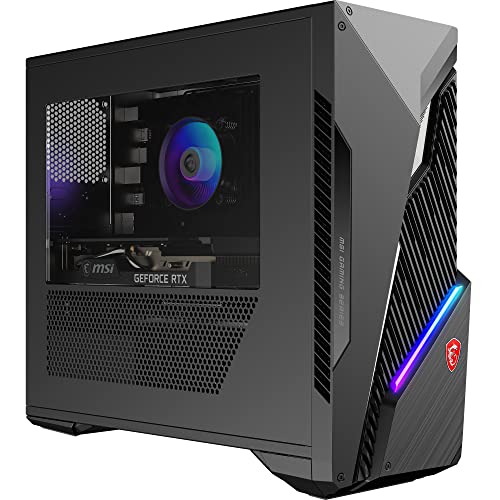 MSI MAG Infinite S3 13NUB7-1800FR Gaming-PC – Prozessor Intel Core i7-13700F, RTX 4060 Ti, 32 GB DDR5, 1 TB SSD NVMe PCIe 3.0 – Stromversorgung 80 Plus Bronze, WLAN 6E, Windows 11 Familie von MSI