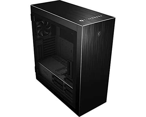 MSI MPG SEKIRA 500P Mid-Tower ATX Gehäuse (2x USB 3.1 Anschluss, 4x 120mm Fan im Lieferumfang, schwarz) von MSI