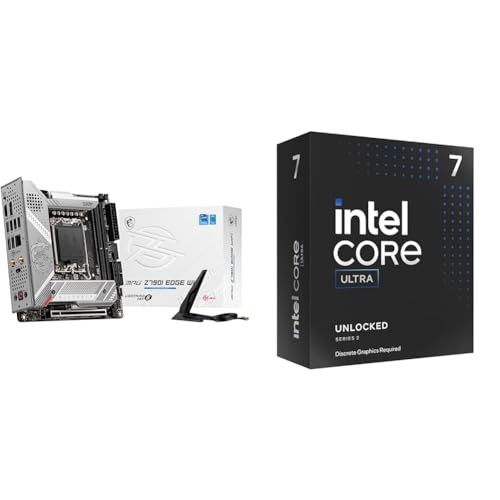 MSI MPG Z790I Edge WiFi Motherboard + Intel® Core™ Ultra 7 Desktop-Prozessor 265KF 20 Kerne von MSI