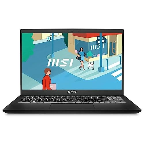 MSI Notebook Modern 15 B13M-281XES QWERTY Spanisch Intel Core i7-1355U 15,6" 1TB SSD 16GB RAM von MSI