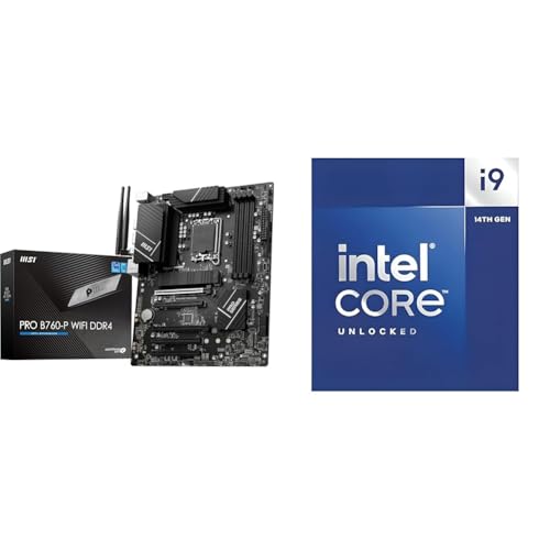 MSI PRO B760-P WiFi DDR4 Mainboard + Intel® Core™ i9-14900K Desktop Processor 24 cores von MSI