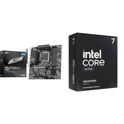 MSI PRO B760M-A WiFi Mainboard + Intel® Core™ Ultra 7 265KF Prozessoren 20 cores von MSI