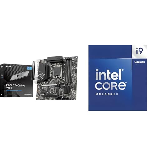 MSI PRO B760M-A WiFi Motherboard + Intel® Core™ i9-14900K Desktop Processor 24 cores von MSI
