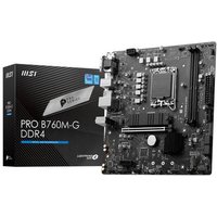 MSI PRO B760M-G DDR4 Mainboard Sockel (PC) Intel® 1700 Formfaktor (Details) Micro-ATX Mainboard-Chi von MSI