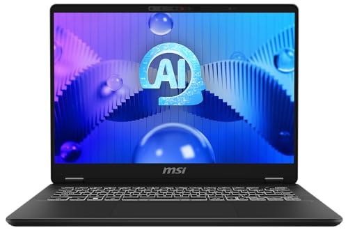 MSI Prestige 14 AI Evo Business Laptop, 35,7 cm (14,0") Full HD+, Intel Core Ultra 5, 16 GB DDR5 RAM, 1 TB, Intel® Arc™ Grafik, Windows 11 Home, QWERTZ Tastatur, Stellar Gray, C1MG-022 von MSI