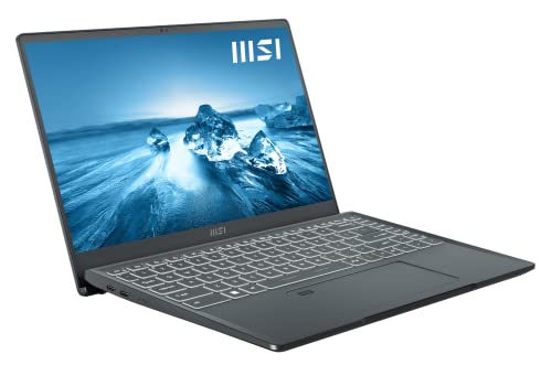 MSI Prestige 14 Evo | Intel Core i5-1240P |14" (35,56cm) Full-HD Display | 8GB RAM | 512GB SSD | QWERTZ Tastatur | Windows 11 | Carbon Grau von MSI