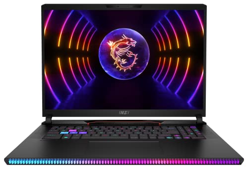 MSI Raider GE78 HX, 43,2 cm (17,0 Zoll) QHD+, 240 Hz, Intel Core i7-13700HX, 2x16 GB RAM, 2 TB SSD,RTX 4070, Windows 11 Home, QWERTZ Tastatur, Schwarz, 13VG-035 von MSI