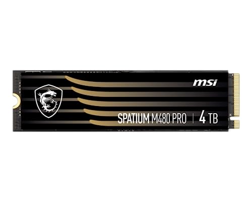 MSI SPATIUM M480 Pro PCIe 4.0 NVMe M.2 1TB 7.400 MB/s lesen, 7.000 MB/s schreiben, interne SSD MSI SPATIUM M480 Pro PCIe 4.0 NVMe M.2 1TB 7.400 MB/s lesen, 7.000 MB/s schreiben, interne SSD von MSI