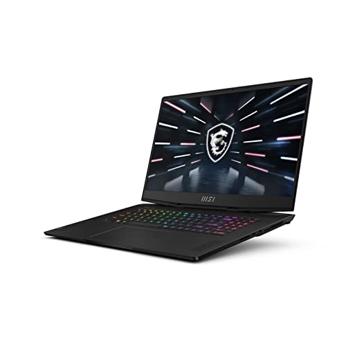 MSI Stealth GS77 12UHS Portátil 43,9 cm (17.3") Full HD Intel Core i7 32 GB DDR5-SDRAM 1024 GB SSD NVIDIA GeForce RTX 3080 Wi-Fi 6E (802.11ax) Windows 11 Home Negro, Schwarz (Core Black) von MSI