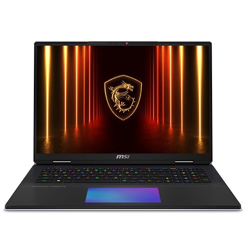 MSI Titan 18 HX AI A2XWIG-402FR: Intel Core Ultra 9 285HX - 64GB DDR5 - SSD 6TB - Nvidia RTX5080 16GB - 18' UHD+ Miniled 120Hz - Windows 11 Professional von MSI