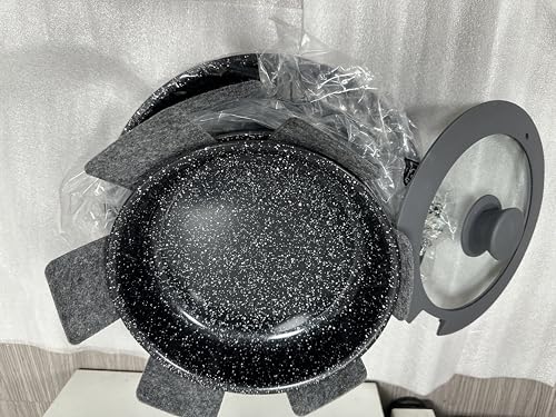 MSMK 3-teiliges Bratpfanne Antihaft-Pfanne Mit Deckel von MSMK