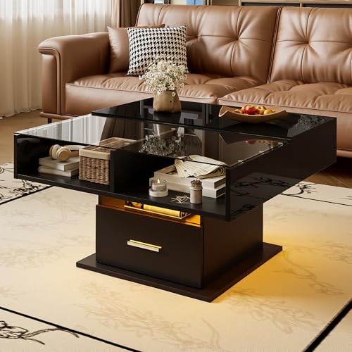 MSMOK Multifunktionaler Hochglanz-Lift-Couchtisch, Verstellbarer Höhe & flexiblem Stauraum – modernes Design für Wohnzimmer, Büro & kleine Wohnungen MSMOK Multifunktionaler Hochglanz-Lift-Couchtisch, Verstellbarer Höhe & flexiblem Stauraum – modernes Design für Wohnzimmer, Büro & kleine Wohnungen von MSMOK