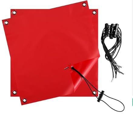 2 Stück Warnfahne Rote Flagge Extra Länge mit 8 Gepäckbändern 2 Stück Warnfahne Rote Flagge Extra Länge mit 8 Gepäckbändern von MSMXCS