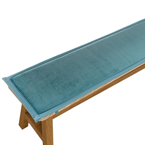 MSNCS Bankkissen Bankauflage Stuhlkissen für Fensterbank, Gartenbankauflage Dicke 2.5cm rutschfeste Bankpolster Schaukel Sitzkissen für Outdoor, Terrasse, Drinnen(Lake Blue,140x55x2.5cm) von MSNCS